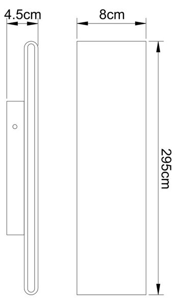 Globo 41751-12W LED nástěnné svítidlo Siegfried 1x12W | 700lm | 3000K - vypínač na těle, bílá