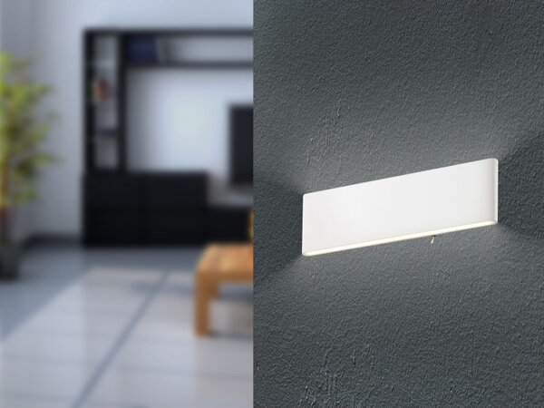 Globo 41751-12W LED nástěnné svítidlo Siegfried 1x12W | 700lm | 3000K - vypínač na těle, bílá