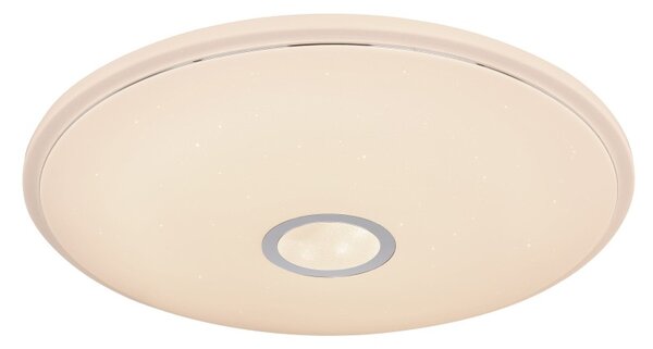 Globo 41386-30RGBSH LED stropní svítidlo Connor 1x30W | 2400lm | 3000-6000K | RGB - smart light, dálkové ovládání, stmívatelné, noční režim, paměťová funkce, časoač, třpytivý efekt, bílá