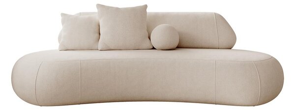 Pohovka trojsedačka Bally (béžová + černá). Akce -10%