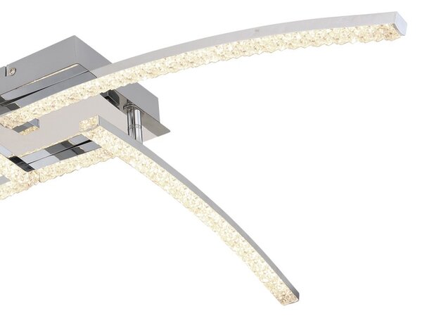 Globo 67169-24IP LED koupelnové přisazené stropní svítidlo Jules 1x24W | 1500lm | 3000-4000-6000K | IP44 - krokové stmívání, chrom