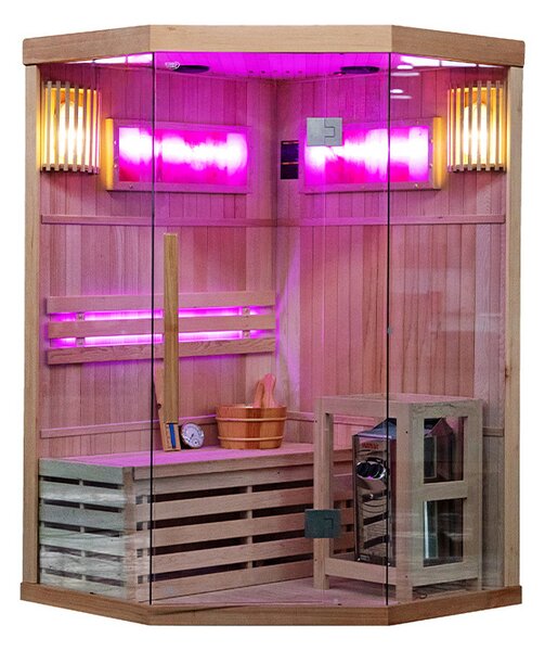 BPS-koupelny Finská sauna Relax HYD-3939 120x120, 1-2 osoby