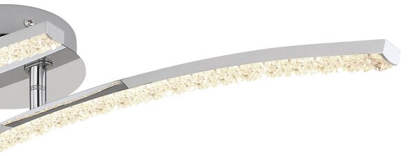 Globo 67169-12IP LED koupelnové přisazené stropní svítidlo Jules 1x12W | 720lm | 3000-4000-6000K | IP44 - nastavitelné, krokové stmívání, paměťová funkce, chrom