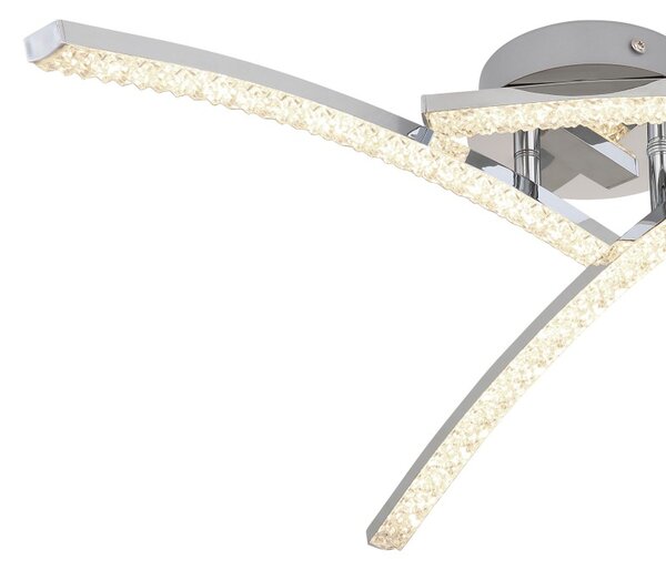 Globo 67169-18IP LED koupelnové přisazené stropní svítidlo Jules 1x18W | 1100lm | 3000-4000-6000K | IP44 - nastavitelné, krokové stmívání, paměťová funkce, chrom