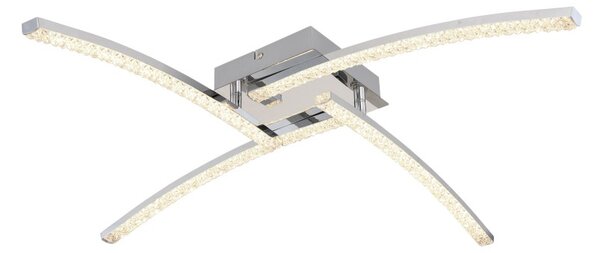 Globo 67169-24IP LED koupelnové přisazené stropní svítidlo Jules 1x24W | 1500lm | 3000-4000-6000K | IP44 - krokové stmívání, chrom