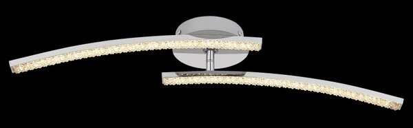 Globo 67169-12IP LED koupelnové přisazené stropní svítidlo Jules 1x12W | 720lm | 3000-4000-6000K | IP44 - nastavitelné, krokové stmívání, paměťová funkce, chrom