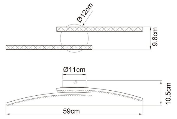 Globo 67169-12IP LED koupelnové přisazené stropní svítidlo Jules 1x12W | 720lm | 3000-4000-6000K | IP44 - nastavitelné, krokové stmívání, paměťová funkce, chrom