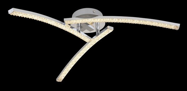 Globo 67169-18IP LED koupelnové přisazené stropní svítidlo Jules 1x18W | 1100lm | 3000-4000-6000K | IP44 - nastavitelné, krokové stmívání, paměťová funkce, chrom