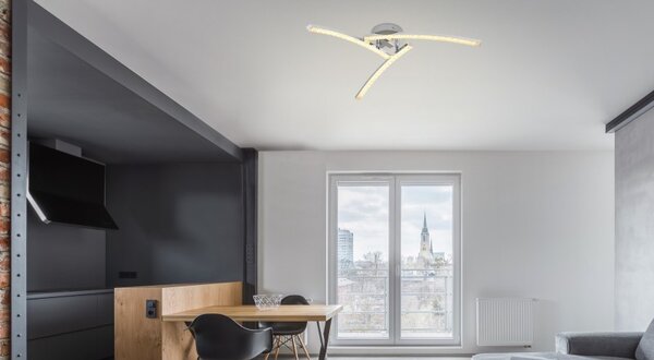Globo 67169-18IP LED koupelnové přisazené stropní svítidlo Jules 1x18W | 1100lm | 3000-4000-6000K | IP44 - nastavitelné, krokové stmívání, paměťová funkce, chrom
