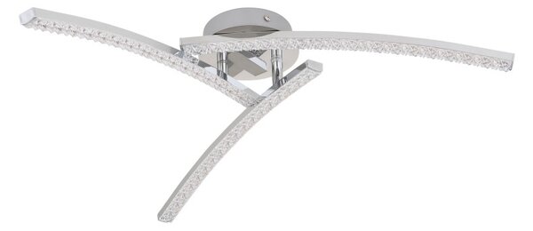 Globo 67169-18IP LED koupelnové přisazené stropní svítidlo Jules 1x18W | 1100lm | 3000-4000-6000K | IP44 - nastavitelné, krokové stmívání, paměťová funkce, chrom