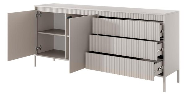 Komoda Fabrio F4 (béžová). Akce -7%