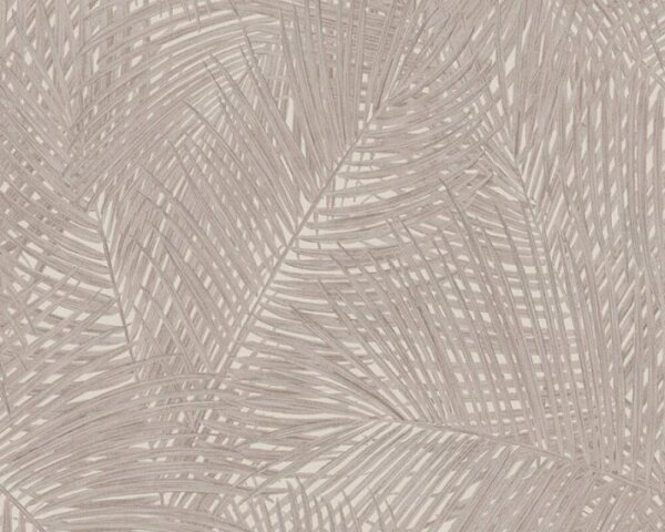 Vliesová tapeta na zeď Sumatra 37371-2 | 0,53 x 10,05 m | hnědá, krémová | A.S. Création