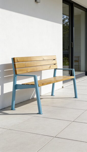 Zahradní lavice Joy antik černá RAL 9005