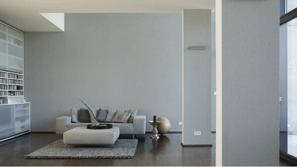 A.S. Création | Vliesová tapeta na zeď Sumatra 37375-2 | 0,53 x 10,05 m | modrá, metalická, šedá