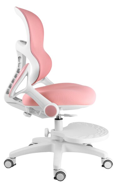 Dětská rostoucí židle Neoseat JUNI 006 — látka, pratelný potah, růžová