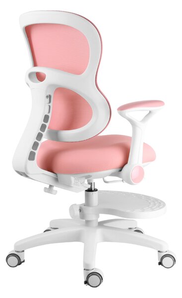 Dětská rostoucí židle Neoseat JUNI 006 — látka, pratelný potah, růžová