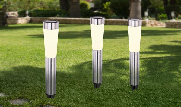 SADA SOLÁRNÍCH SVÍTIDEL 3 ks 7,8/56 cm Ambia Garden - Solární světla