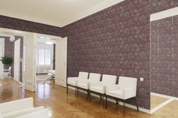 A.S. Création | Vliesová tapeta na zeď New Walls 37391-3 | 0,53 x 10,05 m | vícebarevná, červená, zlatá, růžová