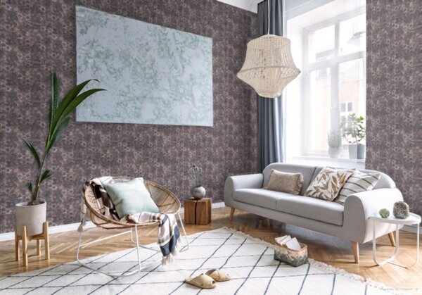 A.S. Création | Vliesová tapeta na zeď New Walls 37391-4 | 0,53 x 10,05 m | vícebarevná, červená, zlatá, béžová
