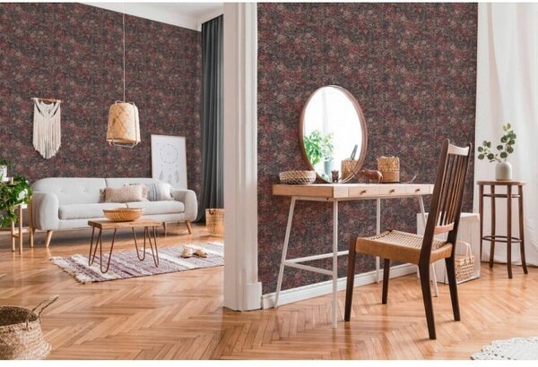 A.S. Création | Vliesová tapeta na zeď New Walls 37391-3 | 0,53 x 10,05 m | vícebarevná, červená, zlatá, růžová