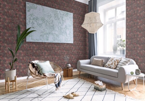 A.S. Création | Vliesová tapeta na zeď New Walls 37391-3 | 0,53 x 10,05 m | vícebarevná, červená, zlatá, růžová