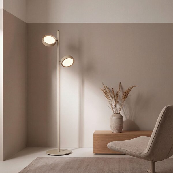 STOJACÍ LED LAMPA, 43/28/162 cm Dieter Knoll - Stojací lampy