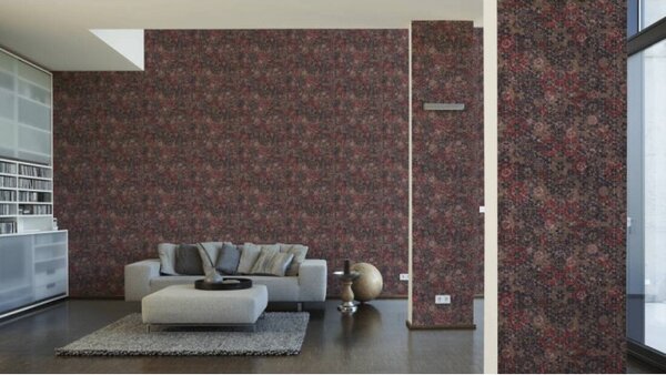 A.S. Création | Vliesová tapeta na zeď New Walls 37391-3 | 0,53 x 10,05 m | vícebarevná, červená, zlatá, růžová