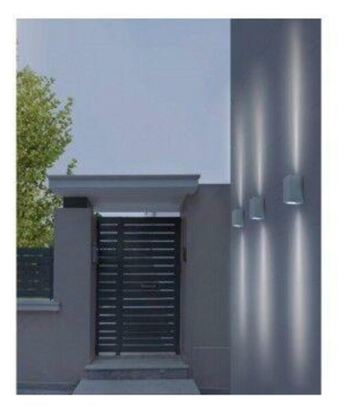 Azzardo AZ4314 venkovní nástěnné svítidlo RIMINI 2 SQUARE WH