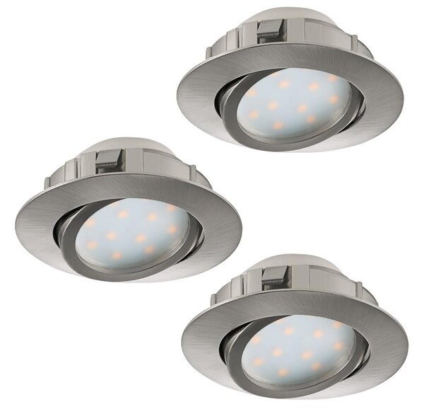 Eglo 95853 - SADA 3x LED podhledové svítidlo PINEDA 1xLED/6W/230V EG95853
