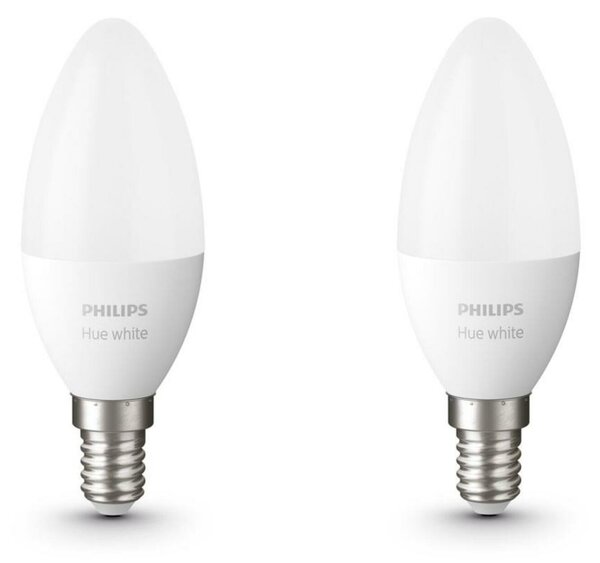 Philips HUE 8718699671273 Hue Bluetooth set 2x LED žárovka white E14 5,5W 470lm 2700K