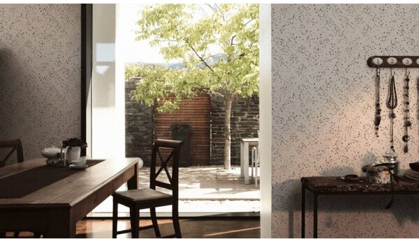 A.S. Création | Vliesová tapeta na zeď New Walls 37394-2 | 0,53 x 10,05 m | bílá, béžová, černá, šedá