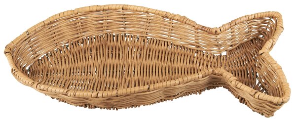 Ratanový koš ve tvaru ryby