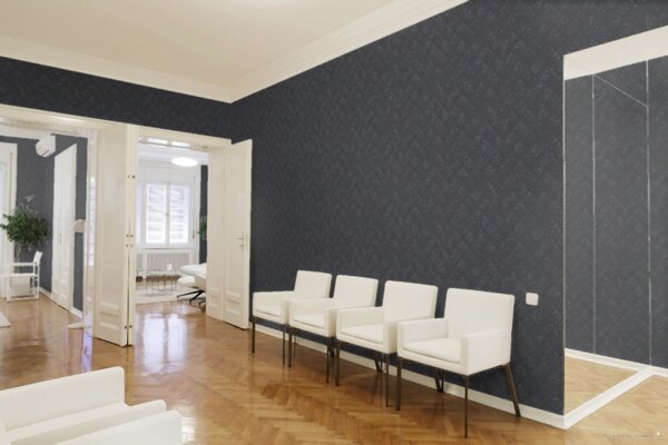 A.S. Création | Vliesová tapeta na zeď New Walls 37394-5 | 0,53 x 10,05 m | černá, metalická, šedá