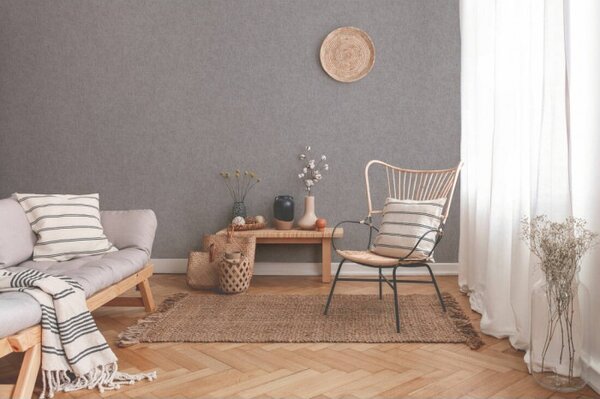 A.S. Création | Vliesová tapeta na zeď New Walls 37395-1 | 0,53 x 10,05 m | šedá