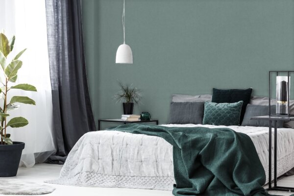 A.S. Création | Vliesová tapeta na zeď New Walls 37395-3 | 0,53 x 10,05 m | zelená, bílá, fialová