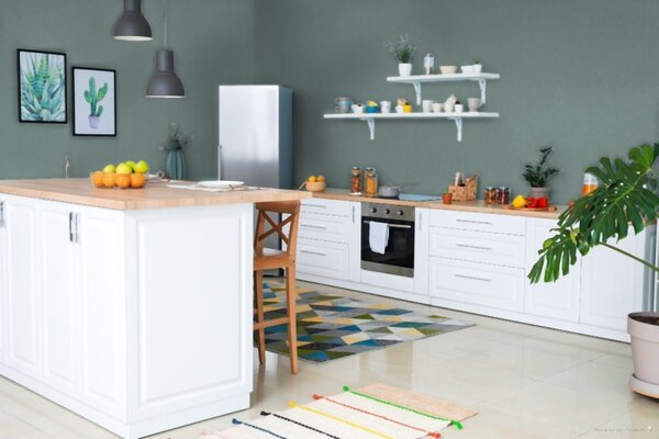 A.S. Création | Vliesová tapeta na zeď New Walls 37395-3 | 0,53 x 10,05 m | zelená, bílá, fialová