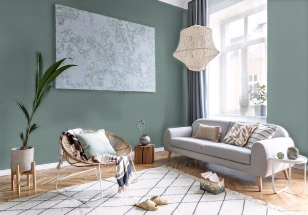 A.S. Création | Vliesová tapeta na zeď New Walls 37395-3 | 0,53 x 10,05 m | zelená, bílá, fialová