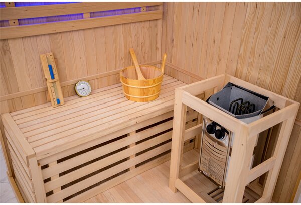 BPS-koupelny Finská sauna Relax HYD-3135 120x120, 1-2 osoby