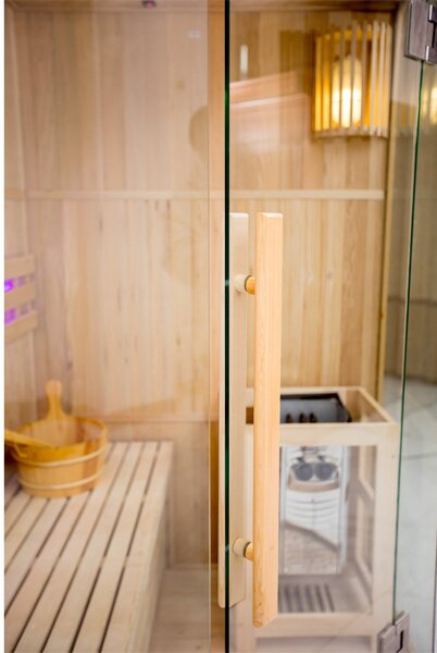 BPS-koupelny Finská sauna Relax HYD-3135 120x120, 1-2 osoby
