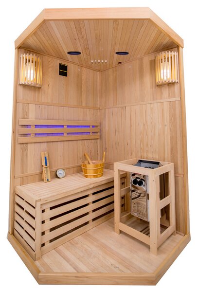 BPS-koupelny Finská sauna Relax HYD-3135 120x120, 1-2 osoby