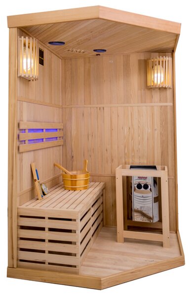 BPS-koupelny Finská sauna Relax HYD-3135 120x120, 1-2 osoby