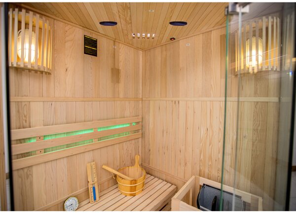BPS-koupelny Finská sauna Relax HYD-3135 120x120, 1-2 osoby