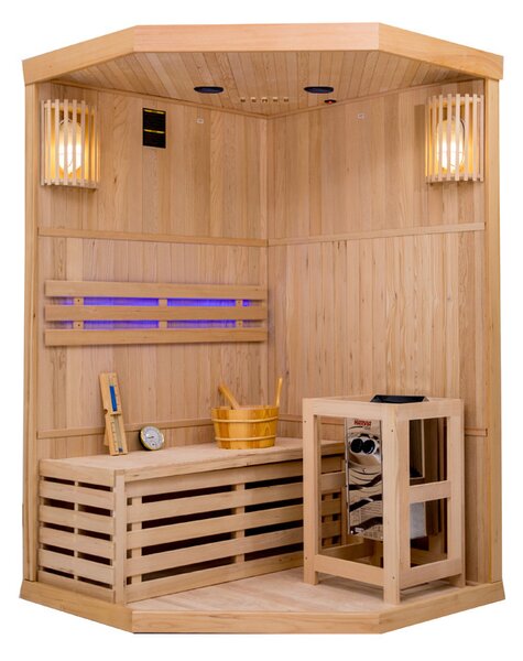 BPS-koupelny Finská sauna Relax HYD-3135 120x120, 1-2 osoby
