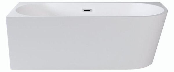 Besco Akrylátová volně stojící rohová vana Zoya 150x75 (170x80) bílá Rozměry (cm): 170x80, Typ a barva výpustě: Click-Clack s přepadem, grafit, Orientace: Levá