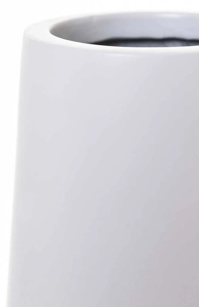 Vysoká váza ISONDRA, sklolaminát, výška 100 cm, bílá