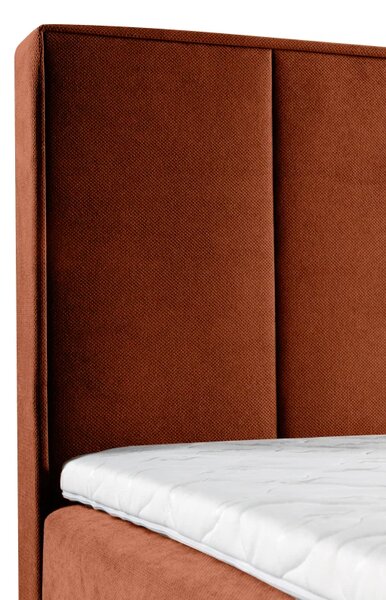 Boxspring postel RITA, 200x160, oranžová (pretty 9)