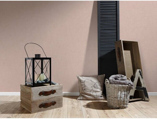 A.S. Création | Vliesová tapeta na zeď New Walls 37430-1 | 0,53 x 10,05 m | růžová