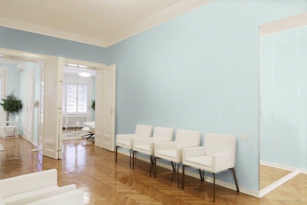 A.S. Création | Vliesová tapeta na zeď New Walls 37430-2 | 0,53 x 10,05 m | modrá