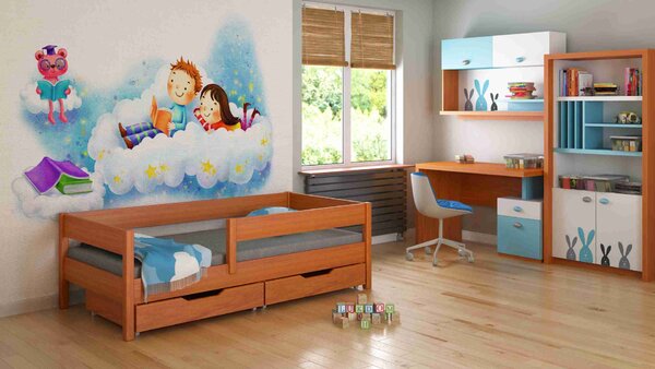 Dětská postel - MIX 160x80cm - Teak