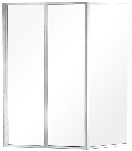 Besco Akrylátová atypická vana s vanovou zástěnou INTEGRA VK 3 150x75 (170x75) Barva: Bílá, Rozměry (cm): 150x75, Orientace: Pravá
